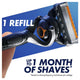 Gillette ProGlide Flexball Razor Blade Refills - 8 Blades for Fusion & ProShield – view 5