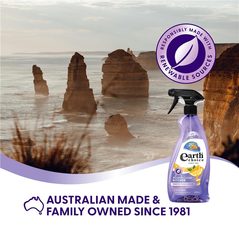 Earth Choice Kitchen Cleaner 600ml - Eco-Friendly Cleaning Power