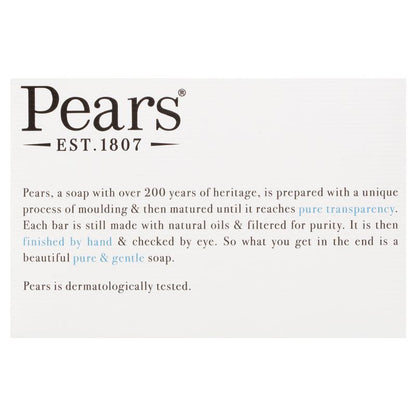 Pears Pure & Gentle Transparent Mint Soap 3x125g