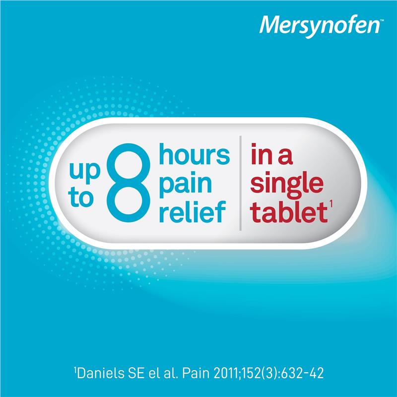 Mersynofen Pain Relief Tablets with Paracetamol + Ibuprofen - 12 Pack-Auzzi Store