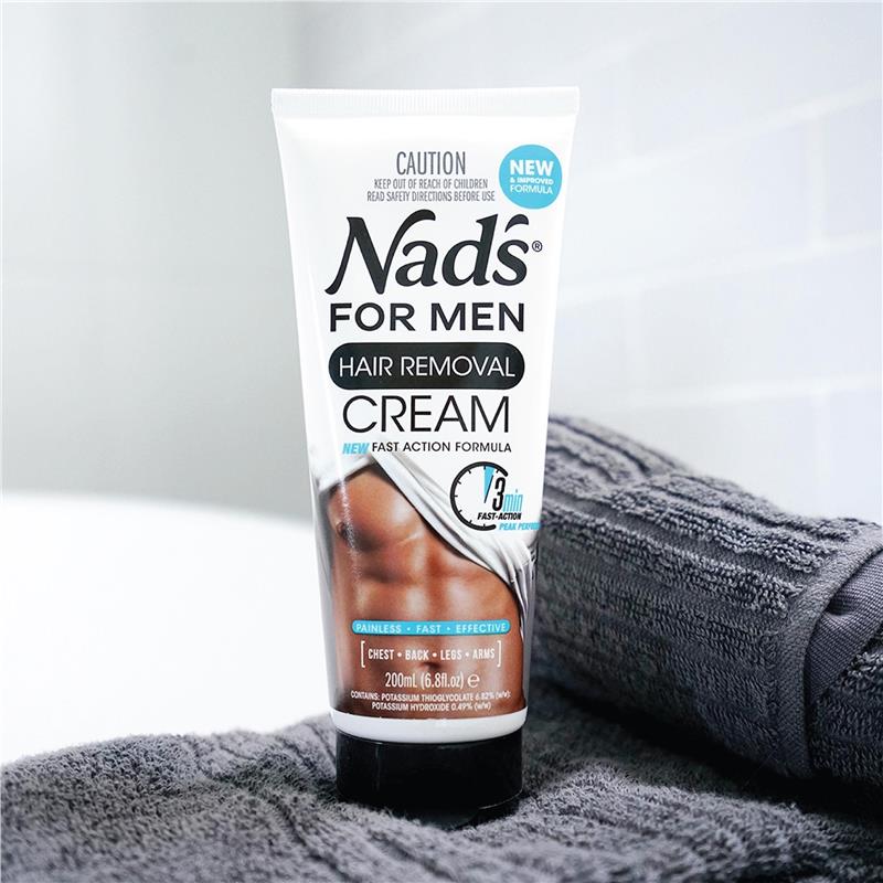 Nad's For Men Hair Removal Cream 200ml - Quick & Painless Solution-Auzzi Store