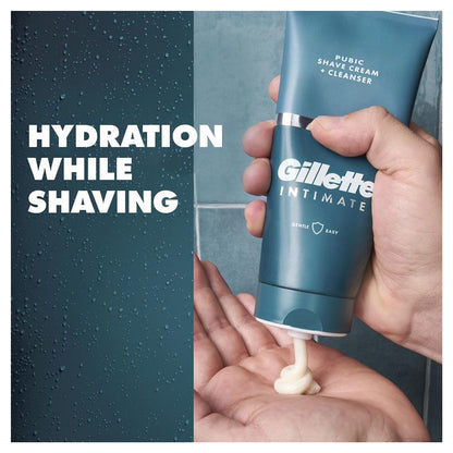 Gillette Intimate 2-in-1 Shave Cream & Cleanser 177ml Paraben Free