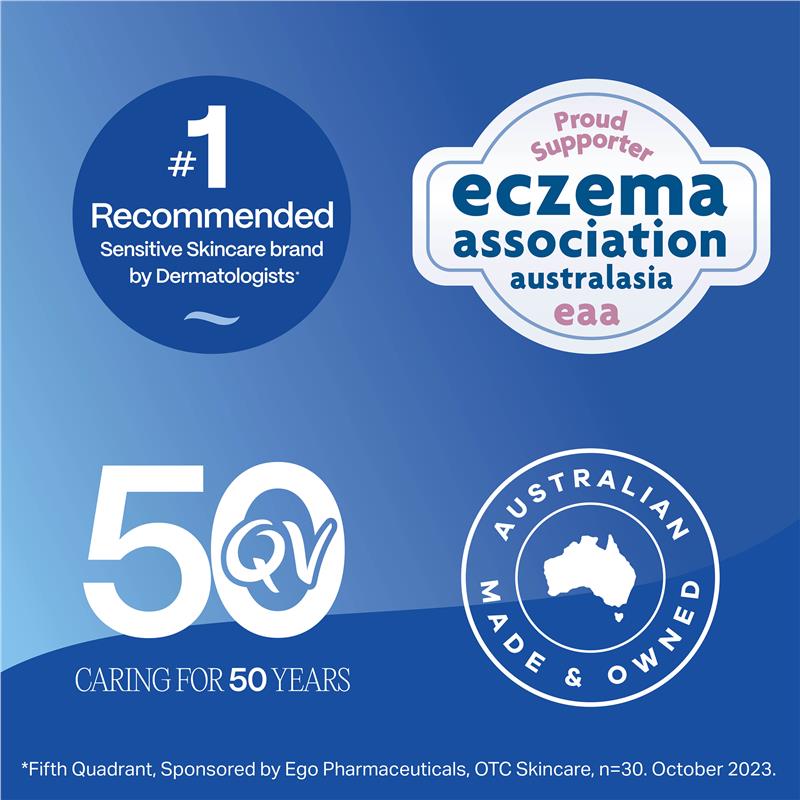 QV Feet Heel Balm 100g - Urea-Free Moisturizer for Dry, Cracked Heels