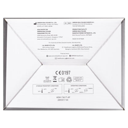 Omron HEM7361T Blood Pressure + AFIB Monitor Bluetooth - Home Health Monitoring