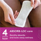 Poise Charcoal Light Bladder Protection Liners, Odor Control, 22-Pads – view 7