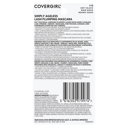 Covergirl Simply Ageless Lash Plumping Mascara 110 Soft Black 12ml