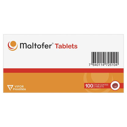 Maltofer Oral Iron Supplement 100mg Polymaltose - 100 Tablets