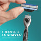 Gillette Mach3+ Replacement Cartridges – 3 Blades – view 6 - Auzzistore