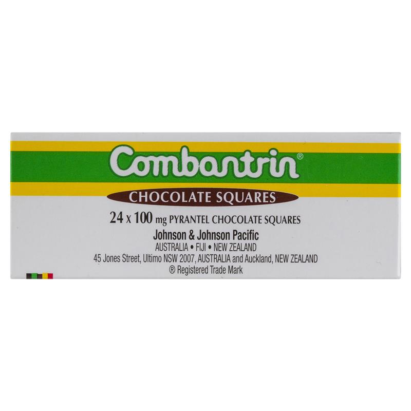 Combantrin Chocolate Squares 24 - Effective Worm Treatment-Auzzi Store