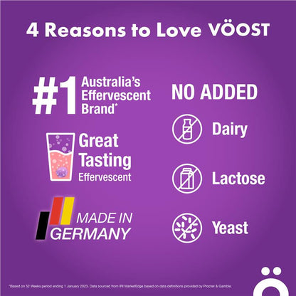 Voost Vitamin D Effervescent Tablets – 20 Berry, Bone & Immune Support