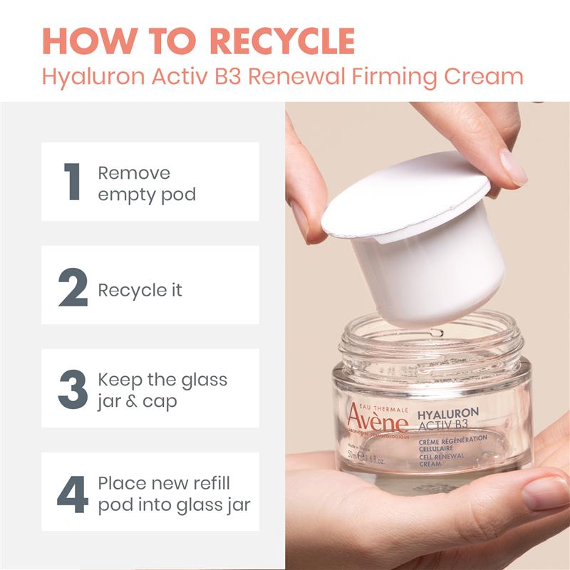 Avène Hyaluron Activ B3 Renewal Firming Cream Refill 50ml - Revitalize Your Skin