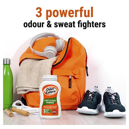 Odor-Eaters Foot & Shoe Powder - Sweat & Odor Control, 100g