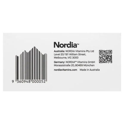 Nordia Iron + Vitamin C Powder - 28 Sachets, Sugar-Free, Supports Blood Health