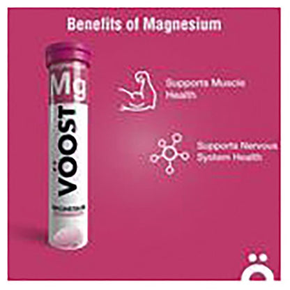 Voost Strawberry Magnesium Effervescent Tablets, 20 Count
