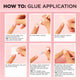 Glam By Manicare French Pink Medium Square Press On Nails Kit - 24pc – view 6