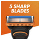 Gillette Fusion5 Power Razor Refills, 10 cartridges –Blades with Precision Trimmer – view 5