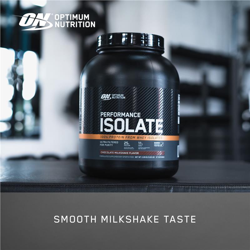 Optimum Nutrition Performance Isolate Chocolate Milkshake 2.28kg - Pure Whey Protein