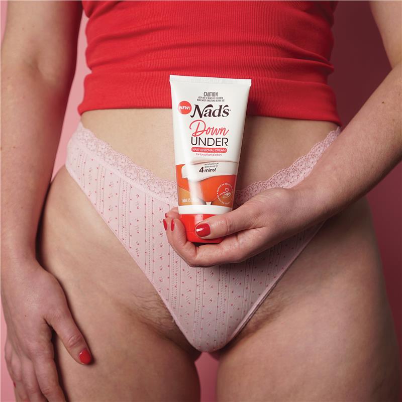 Nads Down Under Hair Removal Cream - 150ml for Gentle Hair Removal