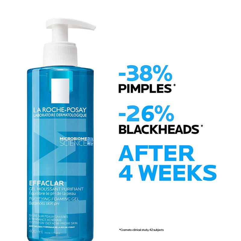 La Roche Posay Effaclar Foaming Gel Cleanser 400ml - Microbiome Science - Auzzi Store