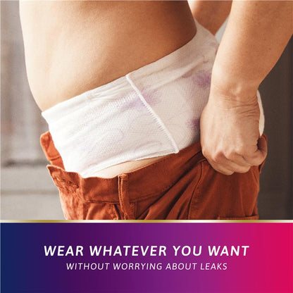 TENA Women’s Discreet Low Waist Incontinence Pants - Large, 8 Pants