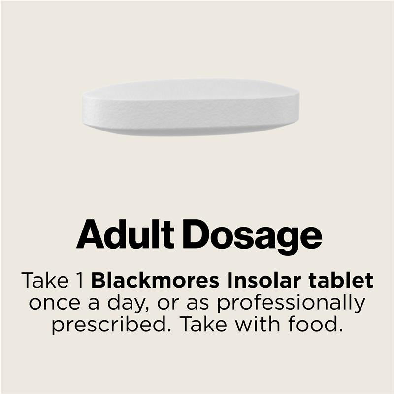 Blackmores Insolar Vitamin B3 (Nicotinamide) 500mg - 60 Tablets for Skin Health