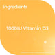 Nature's Way Adult Vitamin D3 Gummies 120ct – 1000IU, Lemon Flavor – view 6 - Auzzistore
