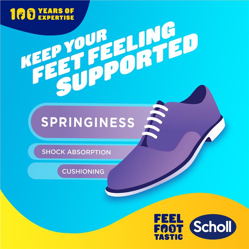 Scholl Gel Activ Formal Insole with GelWave™ Memory Foam – Small