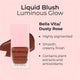 MCoBeauty Liquid Blush Luminous Glow Bella Vita Dusty Rose – view 6