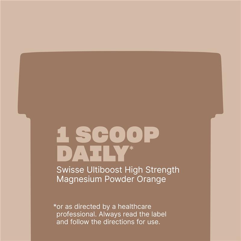 Swisse High Strength Magnesium Powder - Orange Flavor (180g) - Auzzi Store