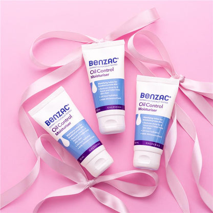 Benzac Oil Control Moisturiser 50ml - Shine Control for Breakout-Prone Skin