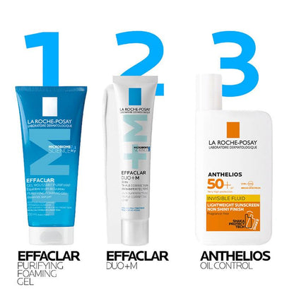La Roche-Posay Effaclar Purifying Foaming Gel Anti-Acne Cleanser 200ml - Microbiome Science-Auzzi Store