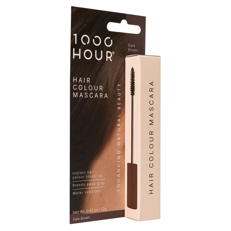 1000 Hour Hair Colour Mascara - Dark Brown 12g