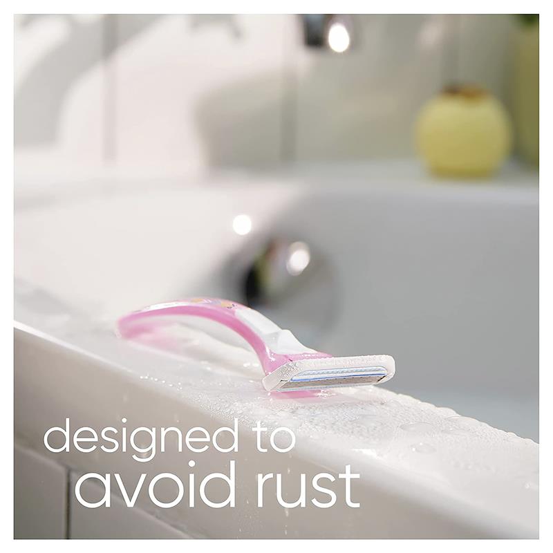 Gillette Venus Sensitive Disposable Razors 3-Pack – 3 Blades, Lubrastrip