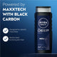 NIVEA Men Deep Clean Shower Gel 500ml – Natural Clay & Biodegradable – view 6