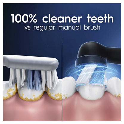 Oral-B iO Advanced Clean Electric Toothbrush Refills - Black, 4 Pack