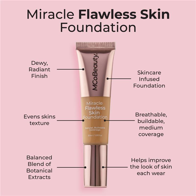 MCoBeauty Miracle Flawless Skin Foundation Light Nude