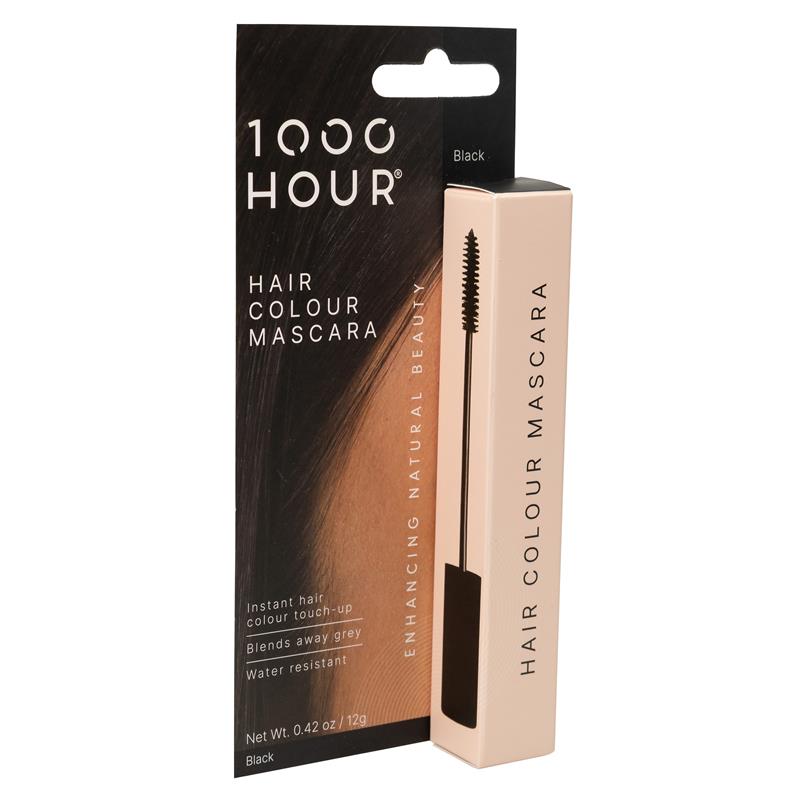1000 Hour Hair Colour Mascara - Black 12g