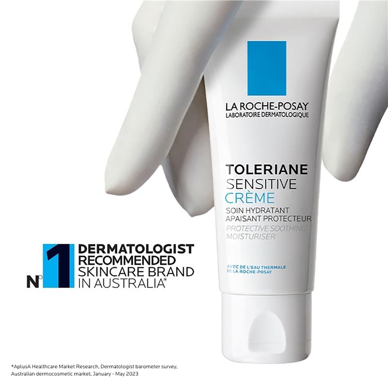 La Roche-Posay Toleriane Sensitive Facial Moisturiser 40ml - Hydrating Moisturizer for Sensitive Skin-Auzzi Store