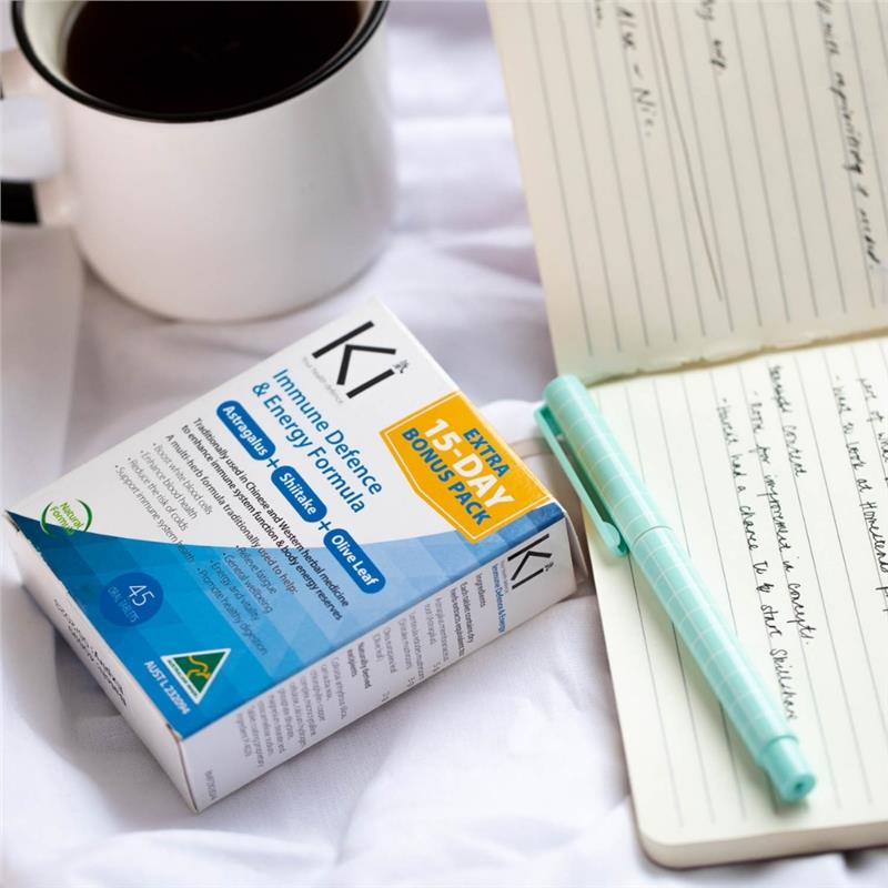 Ki Immune Defence & Energy Formula with Astragalus & Shiitake - 60 Tablets