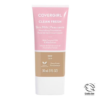 Covergirl Clean Fresh Skin Milk Vegan Foundation Tan 580 Online Only