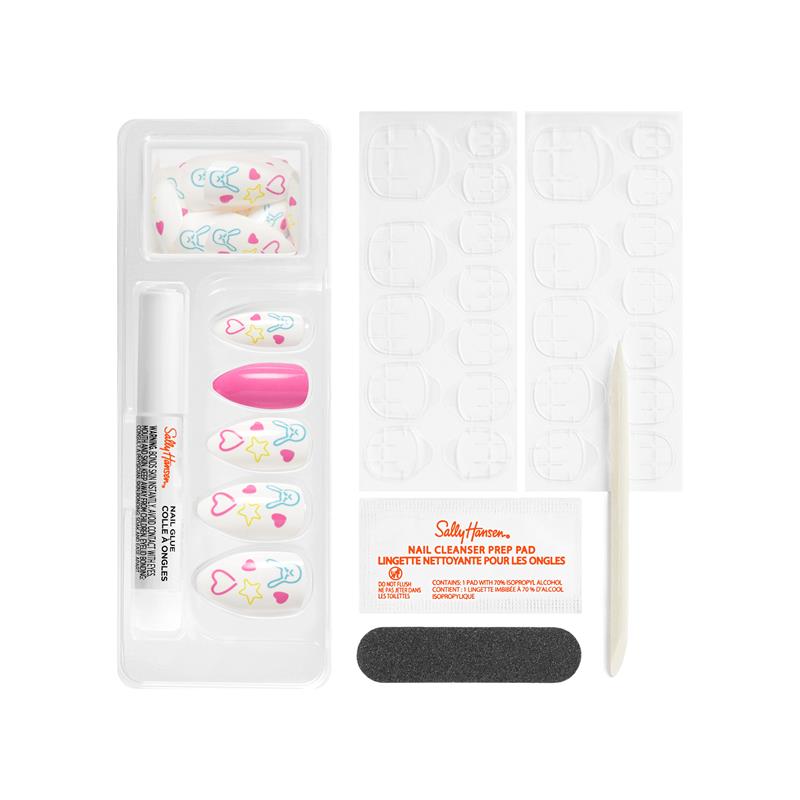 Sally Hansen Salon Effects Perfect Manicure 24 Press On Nails Expertly Villainous Limited Edition