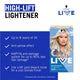 Schwarzkopf Live Colour Permanent Intense Bleach Absolute Platinum 00A - 50ml – view 6 - Auzzistore