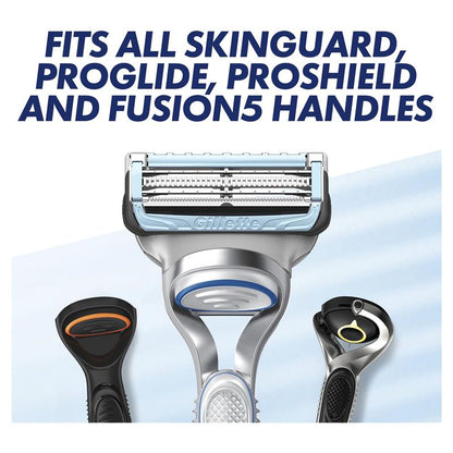 Gillette SkinGuard Sensitive Razor Cartridges – 8 Pack, 5-Blade Compatible