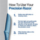 Schick Styling Mate Precision Razor for Eyebrows & Facial Hair – 3 Pack – view 6 - Auzzistore