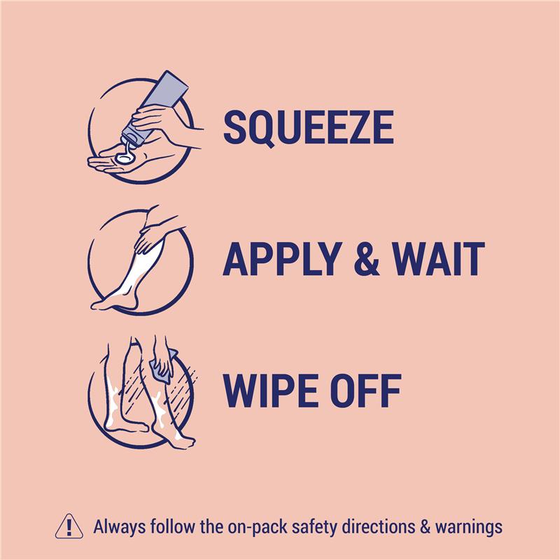 Nair Shower Power Max Cream - 312g, Fast 3-Minute Hair Removal for Legs & Body