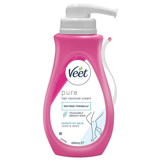 Veet Pure Hair Removal Cream for Sensitive Skin - 400ml-Auzzi Store