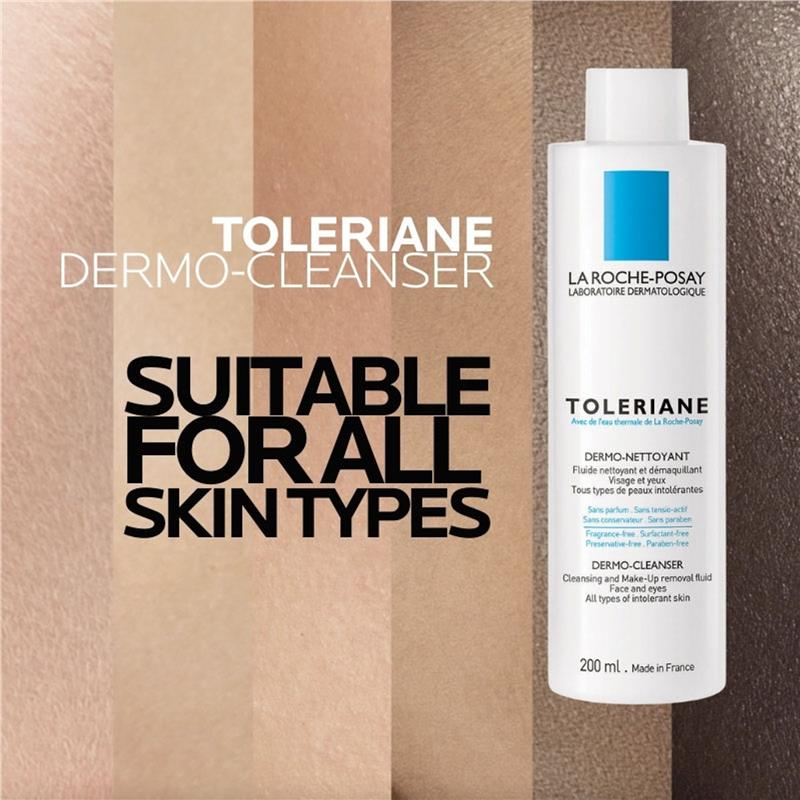 La Roche-Posay Toleriane Dermo Cleanser 200ml - Gentle Makeup Remover for Sensitive Skin-Auzzi Store