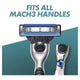 Gillette Mach3+ 3-Blade Razor with Handle & 2 Cartridges, 15 Shaves – view 7