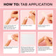 Glam By Manicare French Pink Short Square Press On Nails Kit - 24pc – view 7
