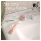 Gillette Venus Comfort Glide White Tea Razor Handle + 2 Blade Refills – view 7